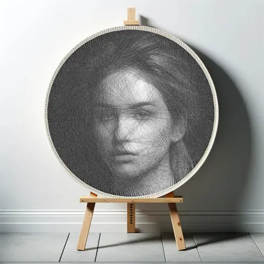 Tutoriel Portrait String Art DIY Étape par Étape